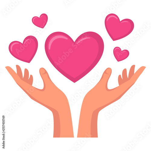 Hand Gesture Combination Holding A Heart