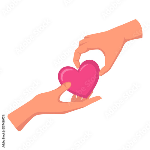 Hand Gesture Combination Holding A Heart