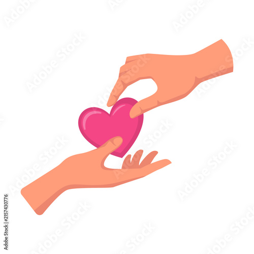 Hand Gesture Combination Holding A Heart