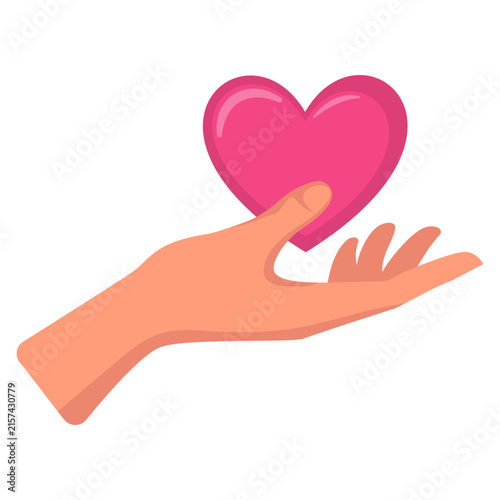 Hand Gesture Combination Holding A Heart