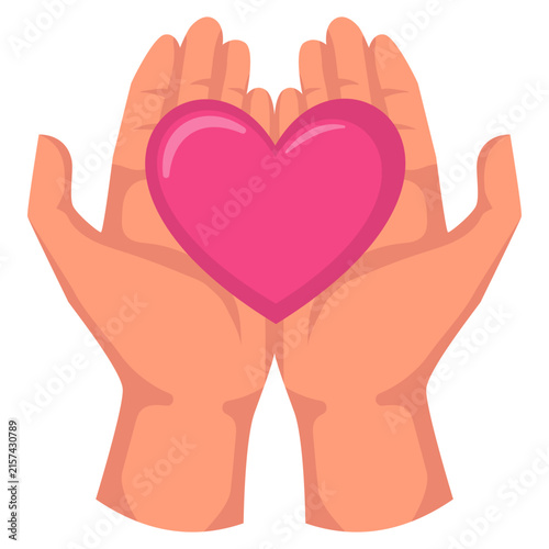 Hand Gesture Combination Holding A Heart