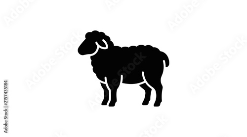 Sheep Silhouette Vector Illustration