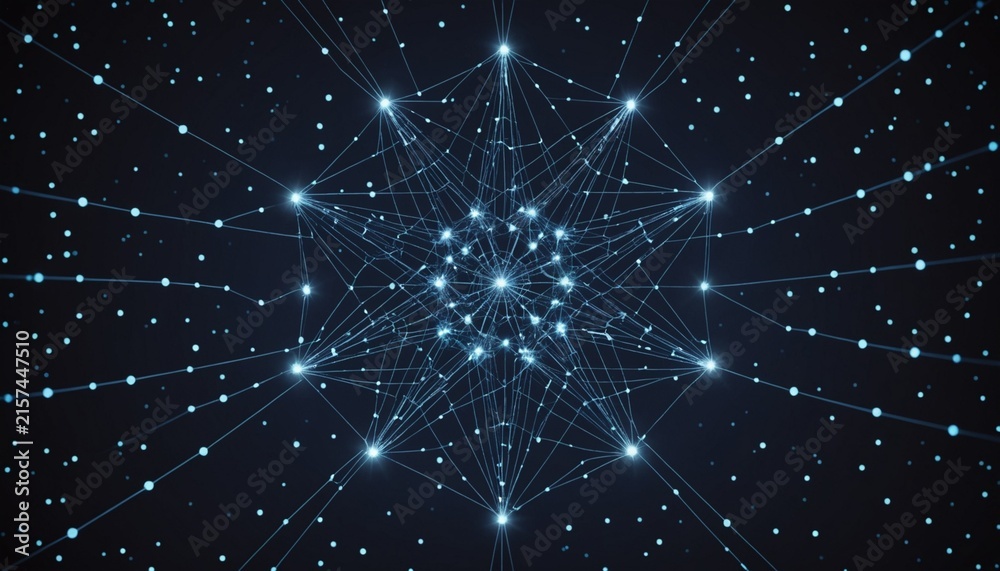 Fototapeta premium Concept of network constellation