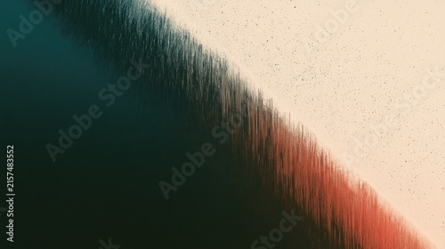 Abstract gradient texture with diagonal split and speckled details