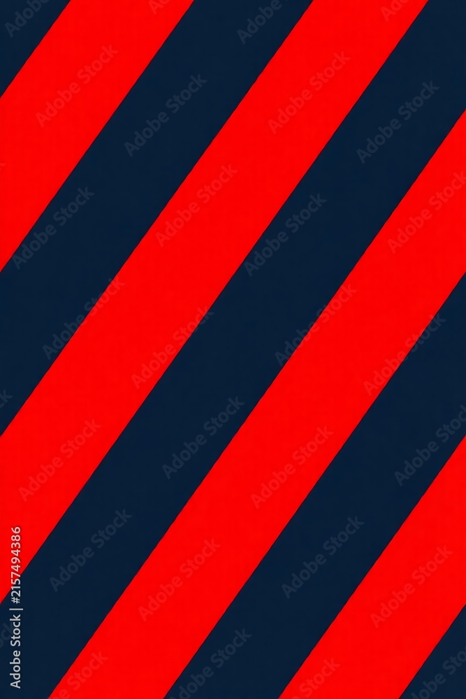Fototapeta premium High Contrast Red and Dark Blue Diagonal Stripes Pattern 