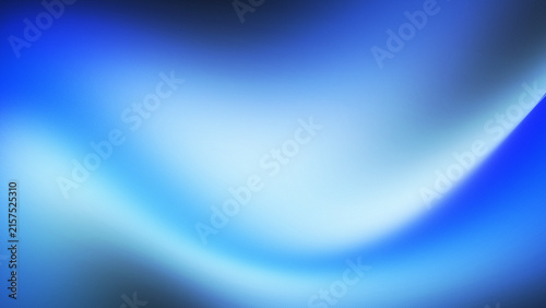 Abstract blue light wave background with smooth neon motion glow