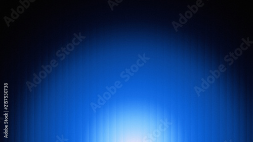 A sophisticated dark blue gradient texture with delicate vertical light rays and a powerful glowing source below.