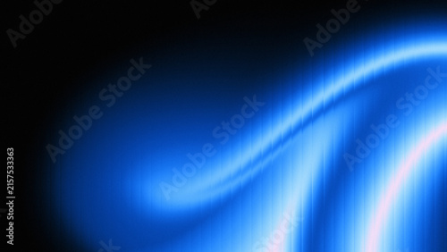 Abstract glowing blue waves against a black background, resembling silk fabric or digital data flow.