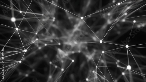 Abstract Digital Network Connection Background