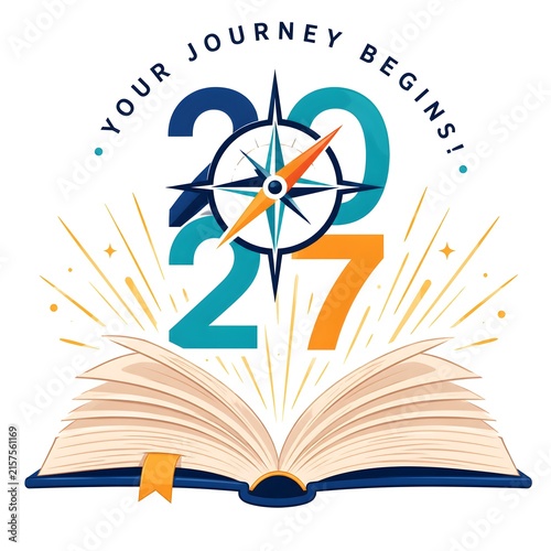 2027 new year new chapter concept