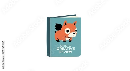 Colorful cartoon horse on book cover.