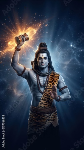 Lord Shiva Damaru Cosmic Energy – Divine Creation Power