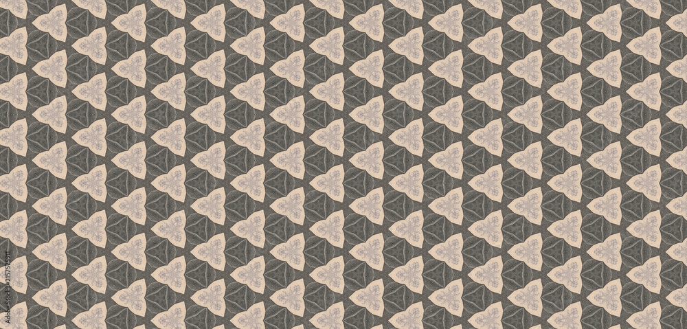 Seamless Geometric Pattern with Abstract Diamond Shapes, Retro Vintage Tile Ornament for Wallpaper, Fabric, Textile, Paper, and Decorative Vector Design