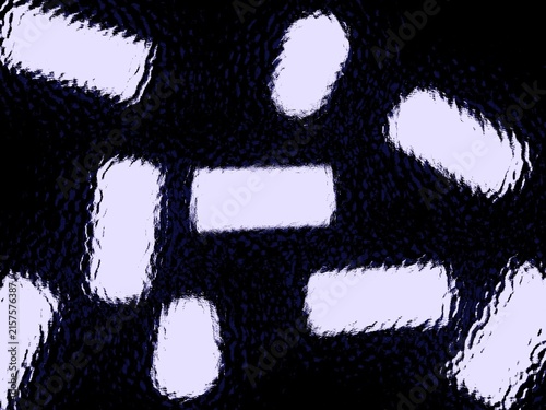 Abstract textured light purple shapes on dark blue background 3D graphic