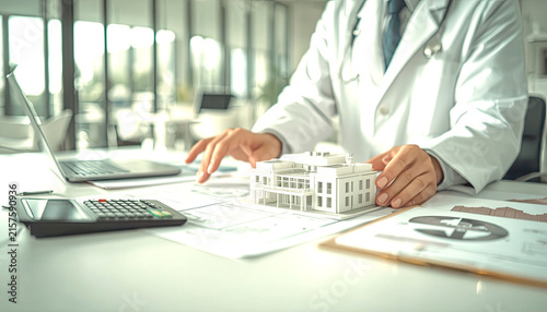 Doctors and models for analyzing hospital operating costs.