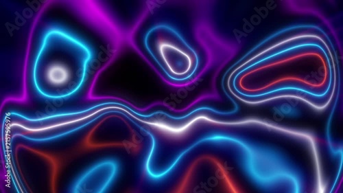 This stock motion graphic shows abstract plasma bokeh inside a sphere.