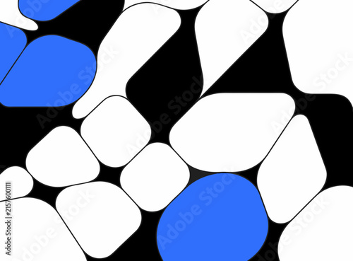Abstract Geometric Mosaic and Stained Glass Vector Pattern Design