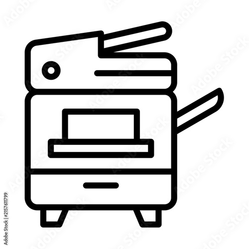 Canvas Print Photocopy Icon