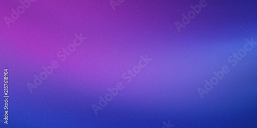 Abstract purple and blue gradient texture with grainy film noise effect