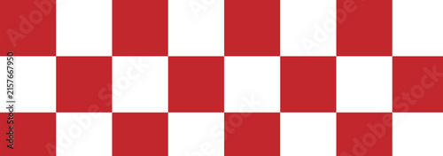 red and white chess pattern. Checkerboard seamless vector illustration. Red white graphic resource checkered pattern .