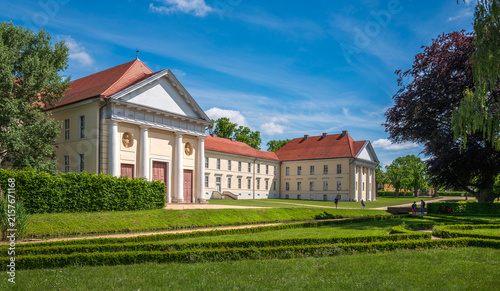Das Schloss Rheinsberg am Grienericksee, Rheinsberg, Brandenburg, Deutschland