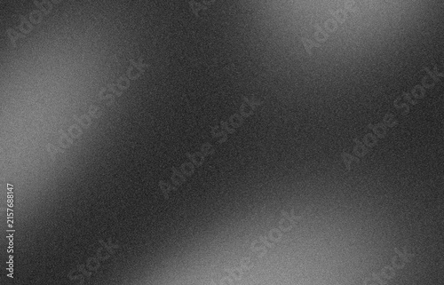 Quadro su tela Dark gray grainy background, with black white gradient monochromatic noise textu