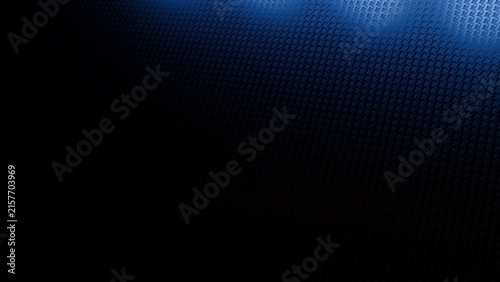 Canvas Print Modern dark blue micro grid texture backdrop with specular highlights and wide c