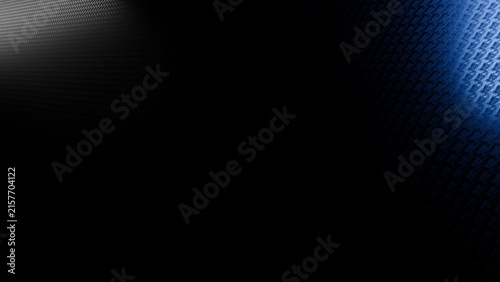 Картината върху платно Modern dark blue micro grid texture backdrop with specular highlights and wide c