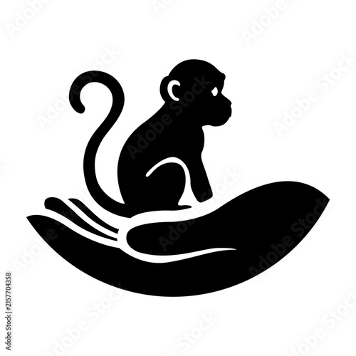Photography Monkey, monkey icon, monkey logo