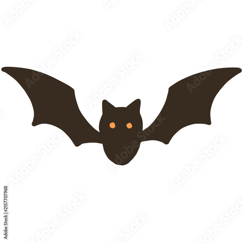 Obraz na płótnie ハロウィンの蝙蝠のイラスト