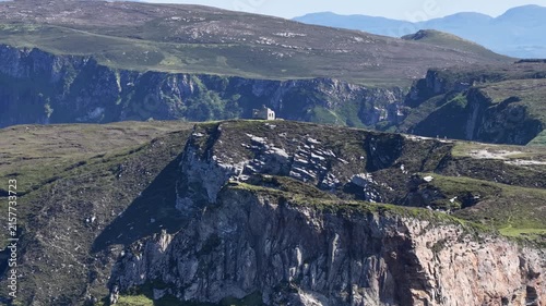 Aerial view of Horn Head in County Donegal, Ireland