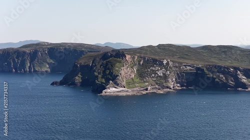 Aerial view of Horn Head in County Donegal, Ireland