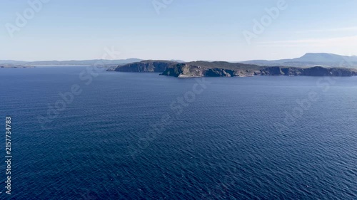 Aerial view of Horn Head in County Donegal, Ireland
