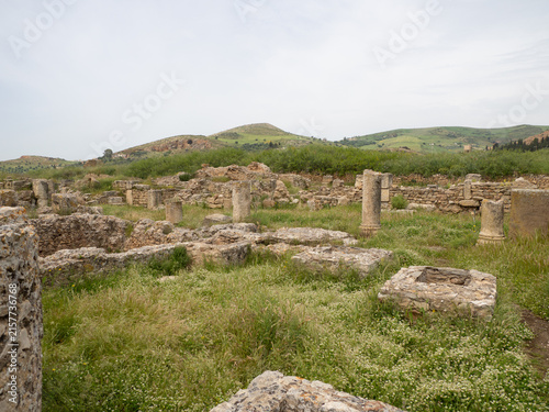 Ciudad romana de Bulla Regia, en Túnez, África