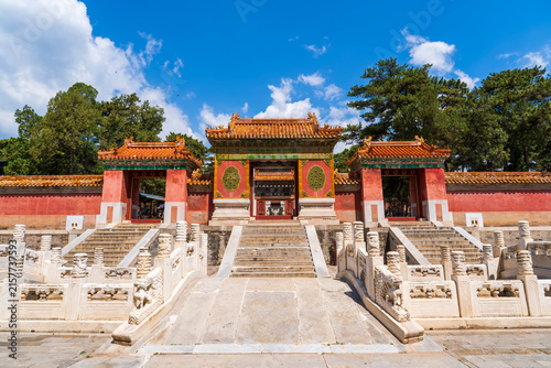 Fotografie China in the qing dynasty emperor mausoleum, clear dongling
