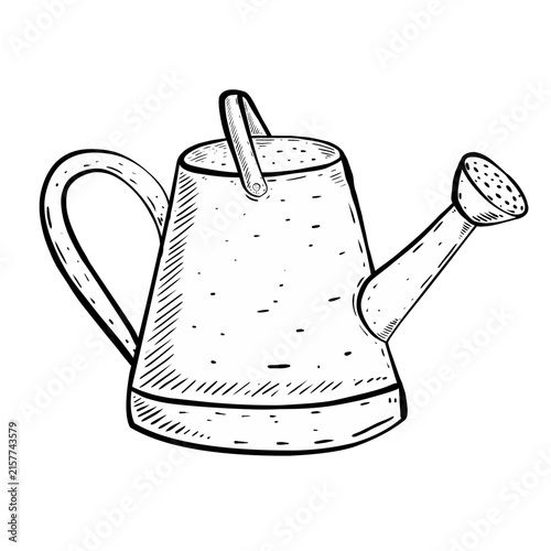 Watering Can sketch Illustration