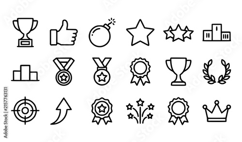 set of vector icons