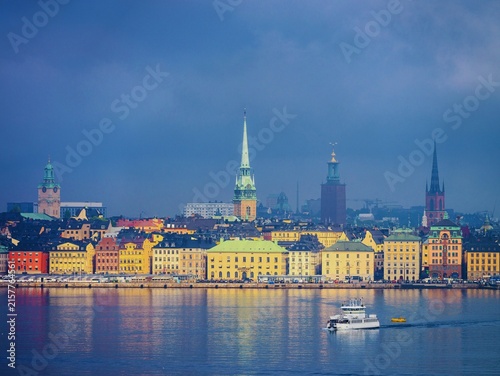 Photography panorama of prague