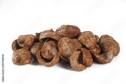 pile of delicious chocolate cornflakes