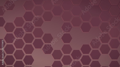 Konstfotografi Hexagonal pattern with gradient purple color scheme Background