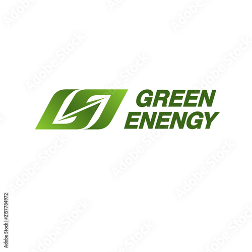 Vector logo design template natural energy, bio fuel icon concept.
