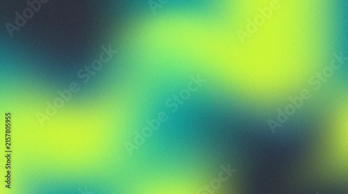 Abstract green and blue gradient background with soft grainy texture for modern design