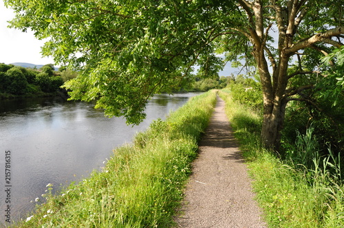 River walk in Killorglin, Ireland