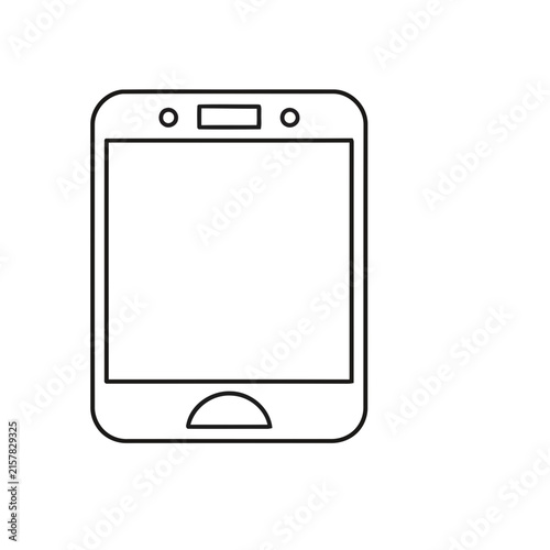 Smartphone outline icon