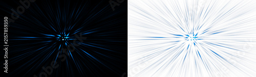 Obraz na płótnie Abstract background featuring a high-speed motion blur effect with glowing blue