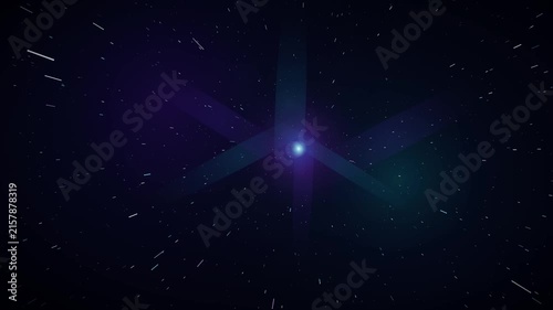 Cinematic Galaxy Warp