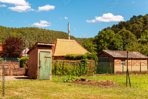 real Wooden Outhouse Toilet — known variously bog, dunny, long-drop, or privy. non-flushing toilet. until mid-20th century Standard toilet in rural areas 