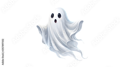 Fototapeta kuchenna Ghost Floating Sheet Halloween Phantom Monster