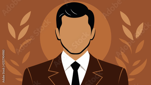 Professional man with wheat background
