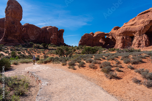Double Arch, Arches National Park, Utah, USA